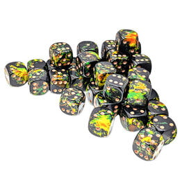 Chessex d6Cube 12mm Brush: Deep Forest (36)