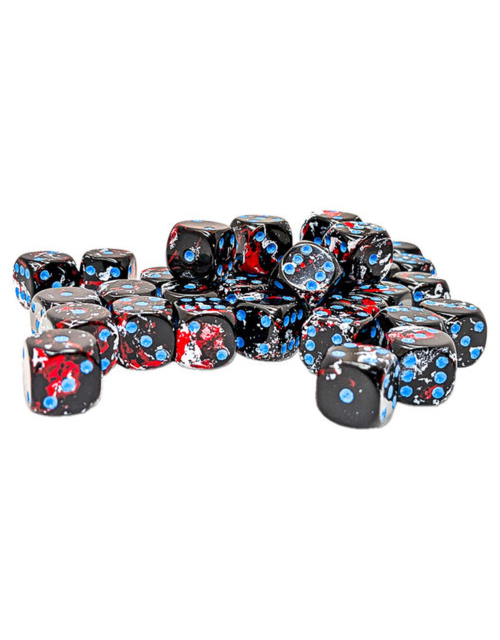 Chessex d6Cube 12mm Brush: Dark Side (36)