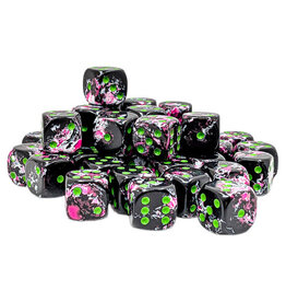 Chessex d6Cube 12mm Brush: Paintball (36)