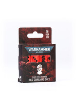 Warhammer 40K Chaos Space Marines: Red Corsairs Dice LTD