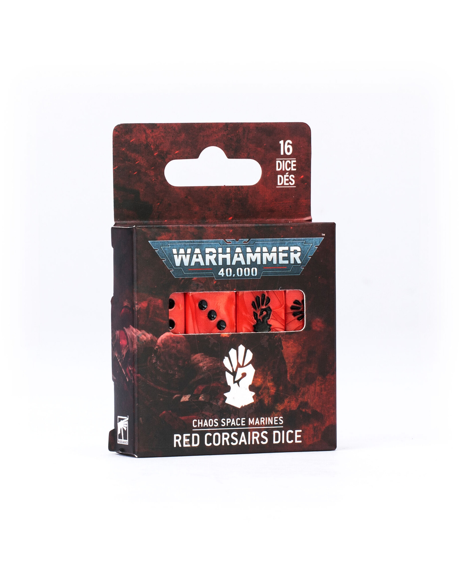 Warhammer 40K Chaos Space Marines: Red Corsairs Dice LTD