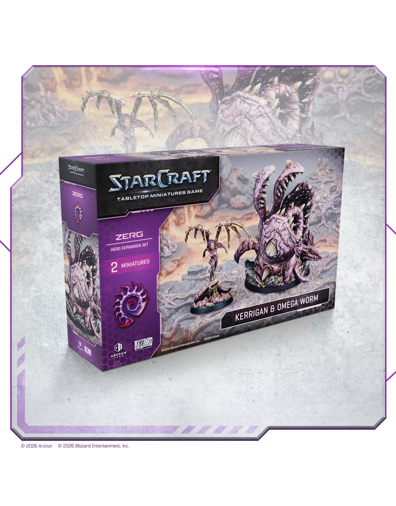 Archon Studios StarCraft The Miniatures Game: Zerg: Kerrigan Hero Expansion Set