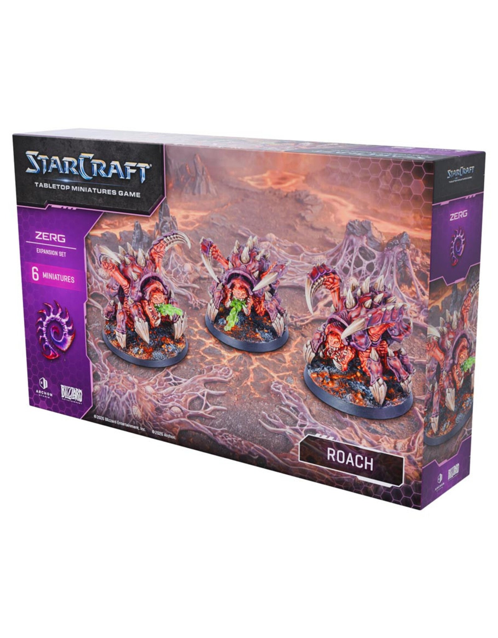 Archon Studios StarCraft The Miniatures Game: Zerg: Roach Expansion Set
