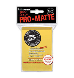 Ultra Pro Deck Protector: PRO-Matte - Yellow (50std)