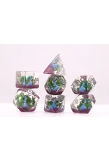 Foam Brain Vibrant Peacock RPG Dice Set