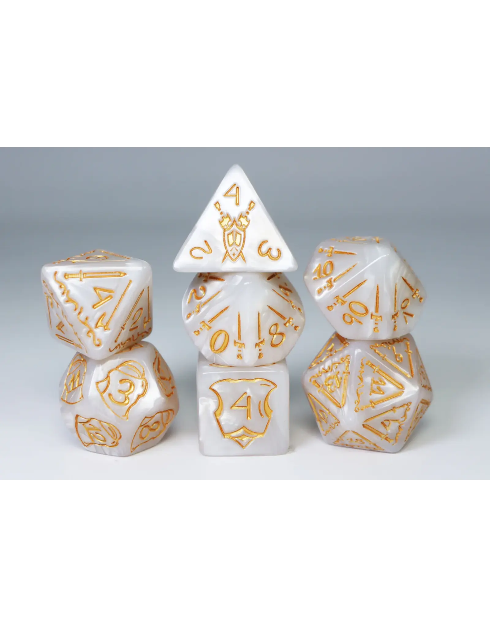 Foam Brain Queen's Armory: Holy - 25mm RPG Dice Set