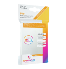 GameGenic Board Game Sleeves Tarot Clear Matte