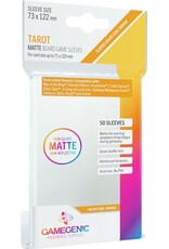 GameGenic Deck Protector: Matte: Tarot Orange (50)