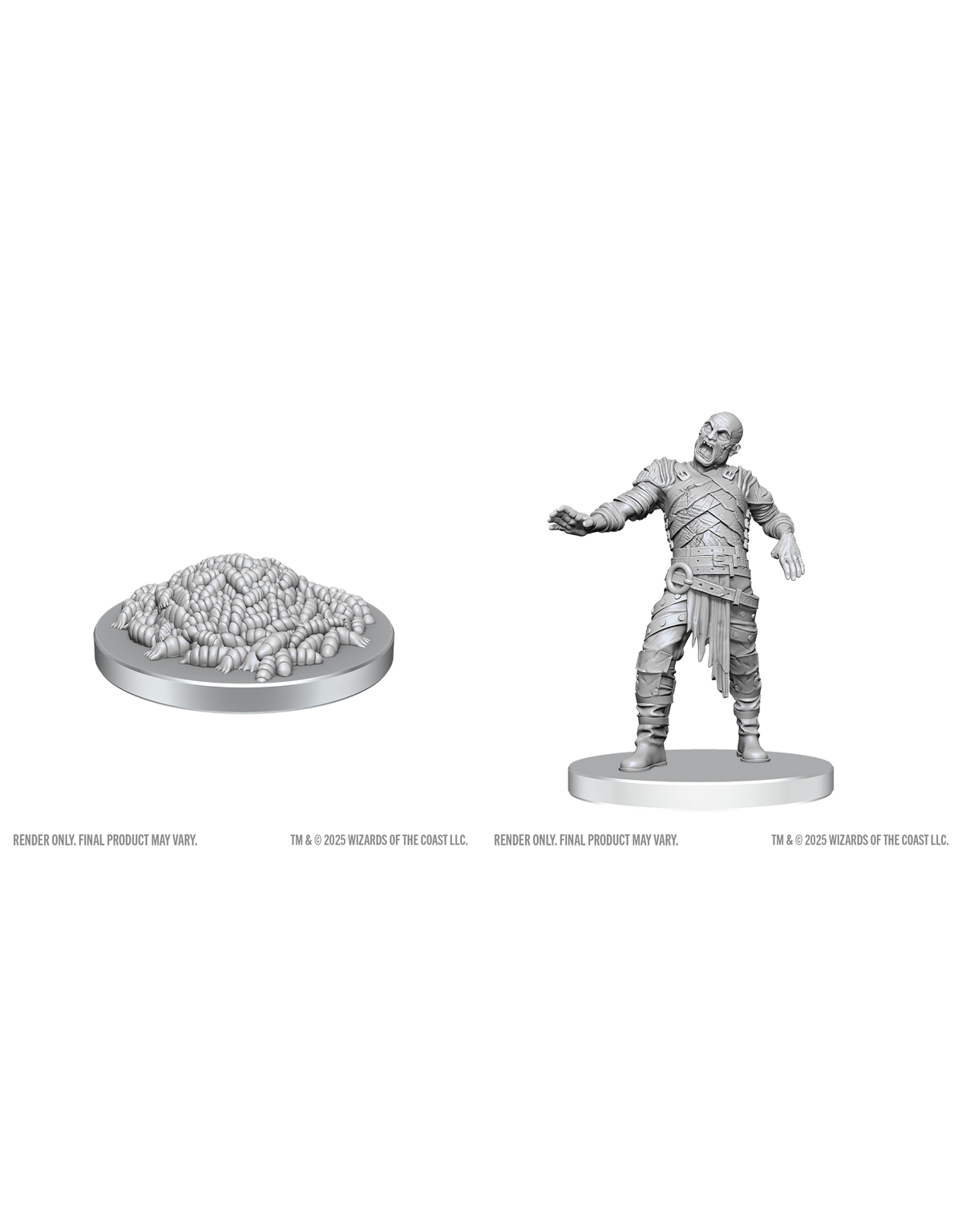 WizKids D&D Nolzur W28 Swarm of Rot Grubs & Victim