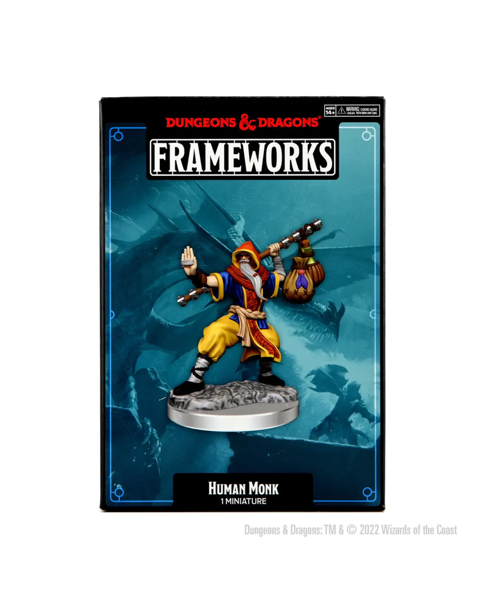 WizKids D&D Frameworks:: W01 Human Monk Male