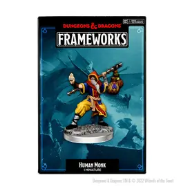 WizKids D&D Frameworks:: W01 Human Monk Male