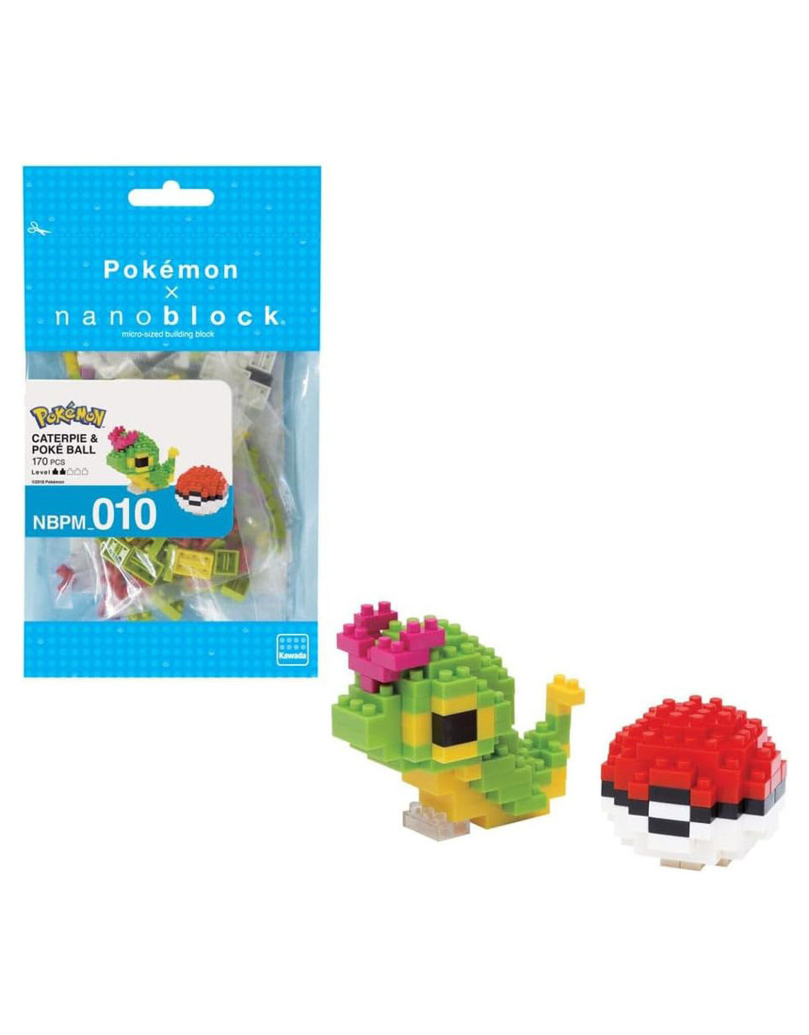 Bandai Nanoblock: Pokémon: Caterpie & Poké Ball