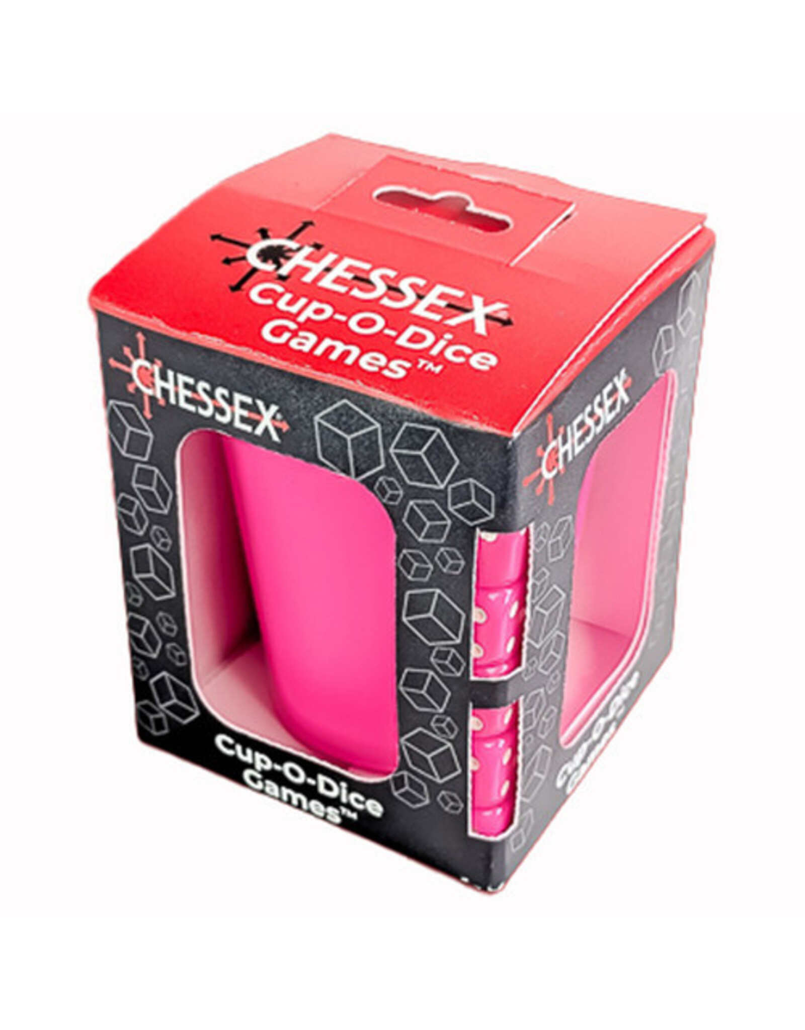 Chessex Cup-O-Dice Games™ Neon Pink
