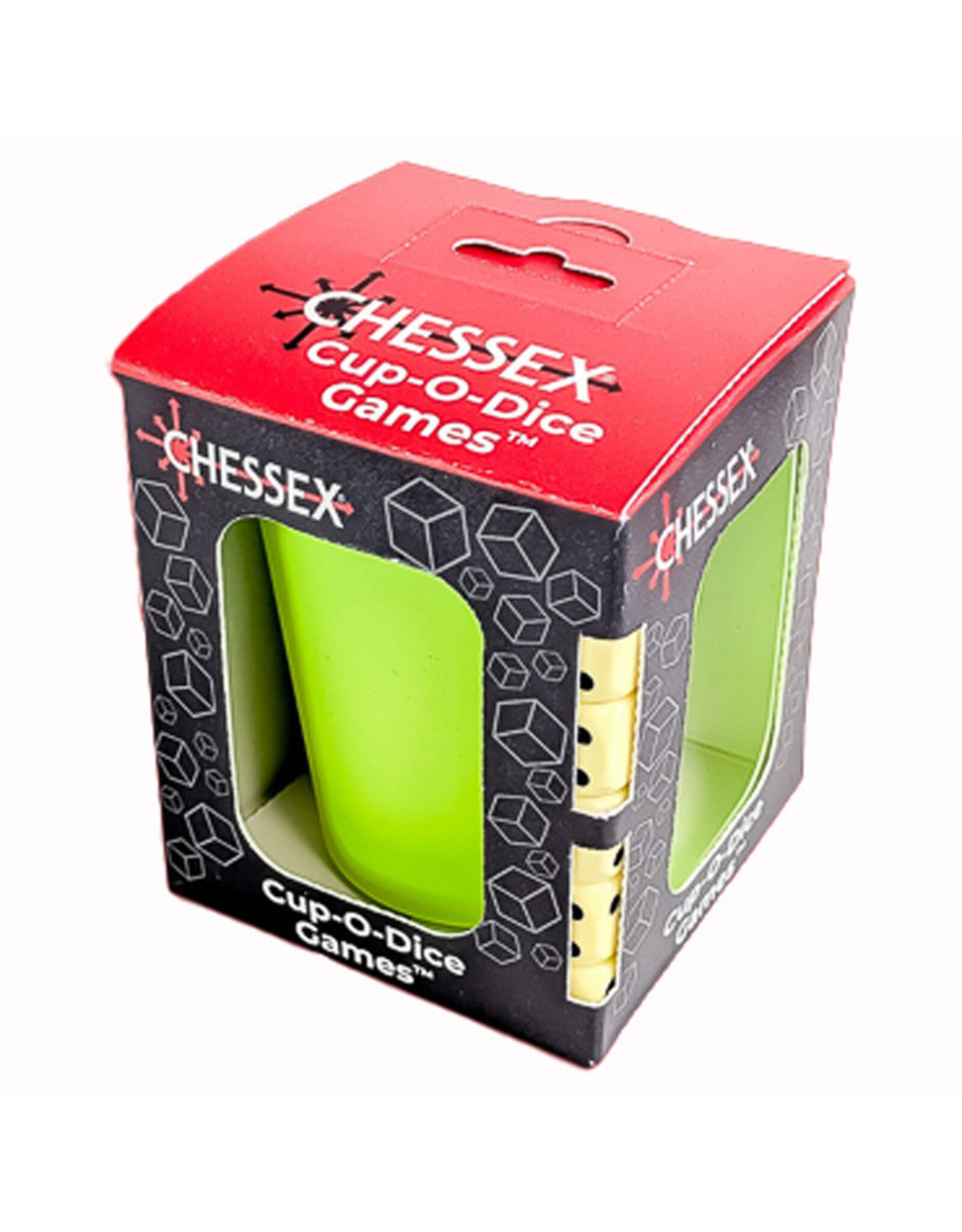 Chessex Cup-O-Dice Games™ Neon Green