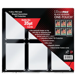Ultra Pro One-Touch: 35PT 6-Card Black Border