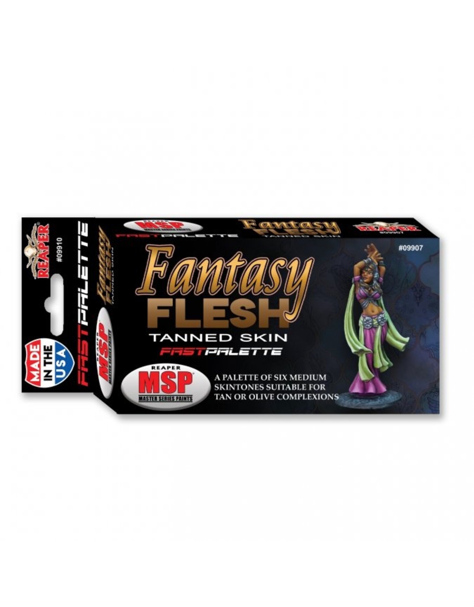 Reaper Fast Palette: Fantasy Flesh - Tanned Skin (Medium Skintones)