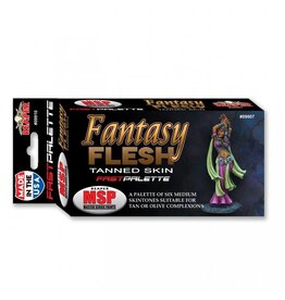 Reaper Fast Palette: Fantasy Flesh - Tanned Skin (Medium Skintones)