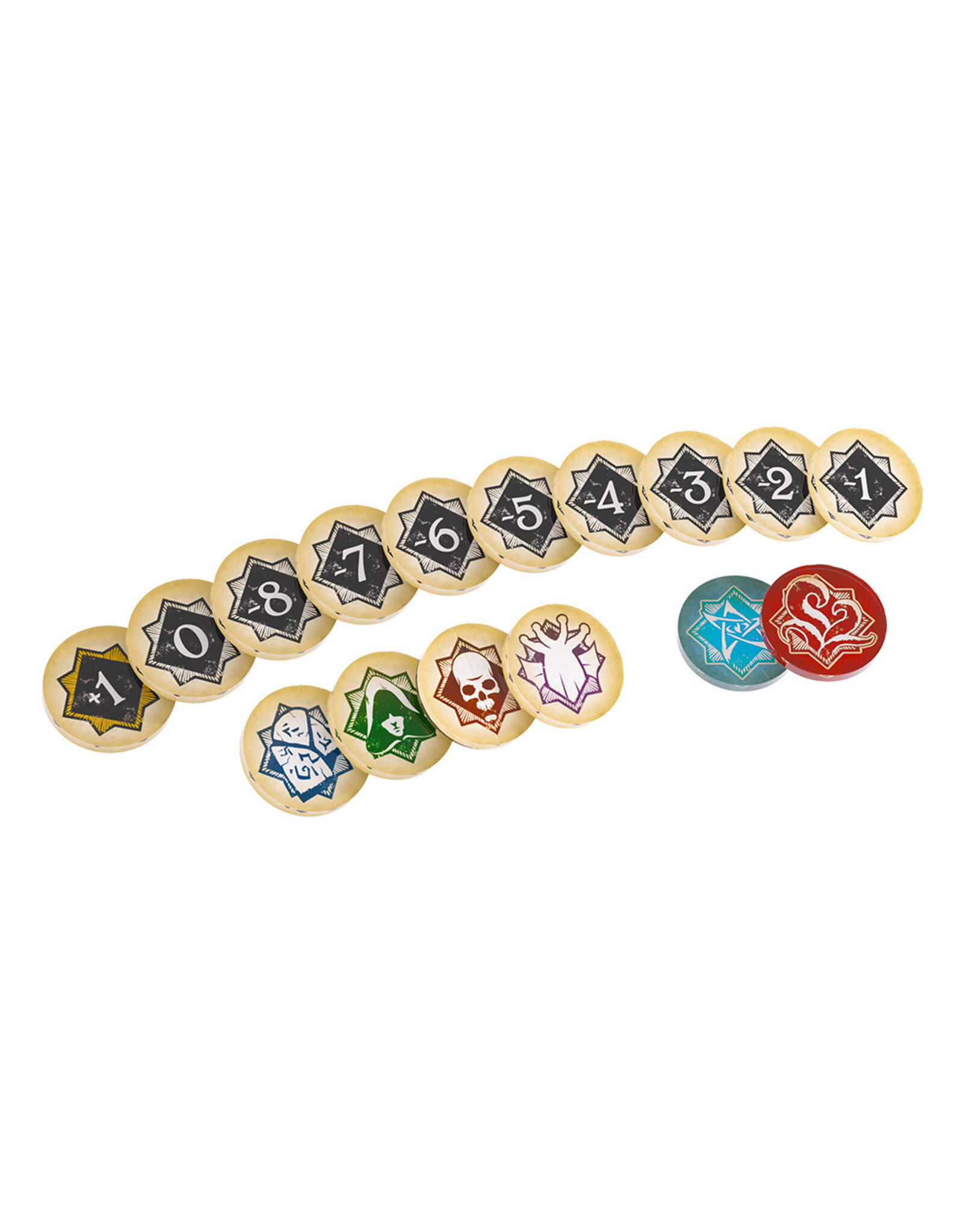 GameGenic Arkham Horror: Chaos Tokens + Token Bag