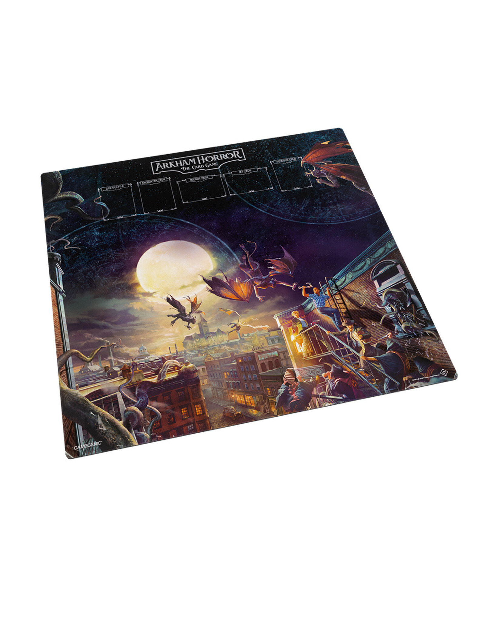 GameGenic Arkham Horror: Center Game Mat 70x70 cm