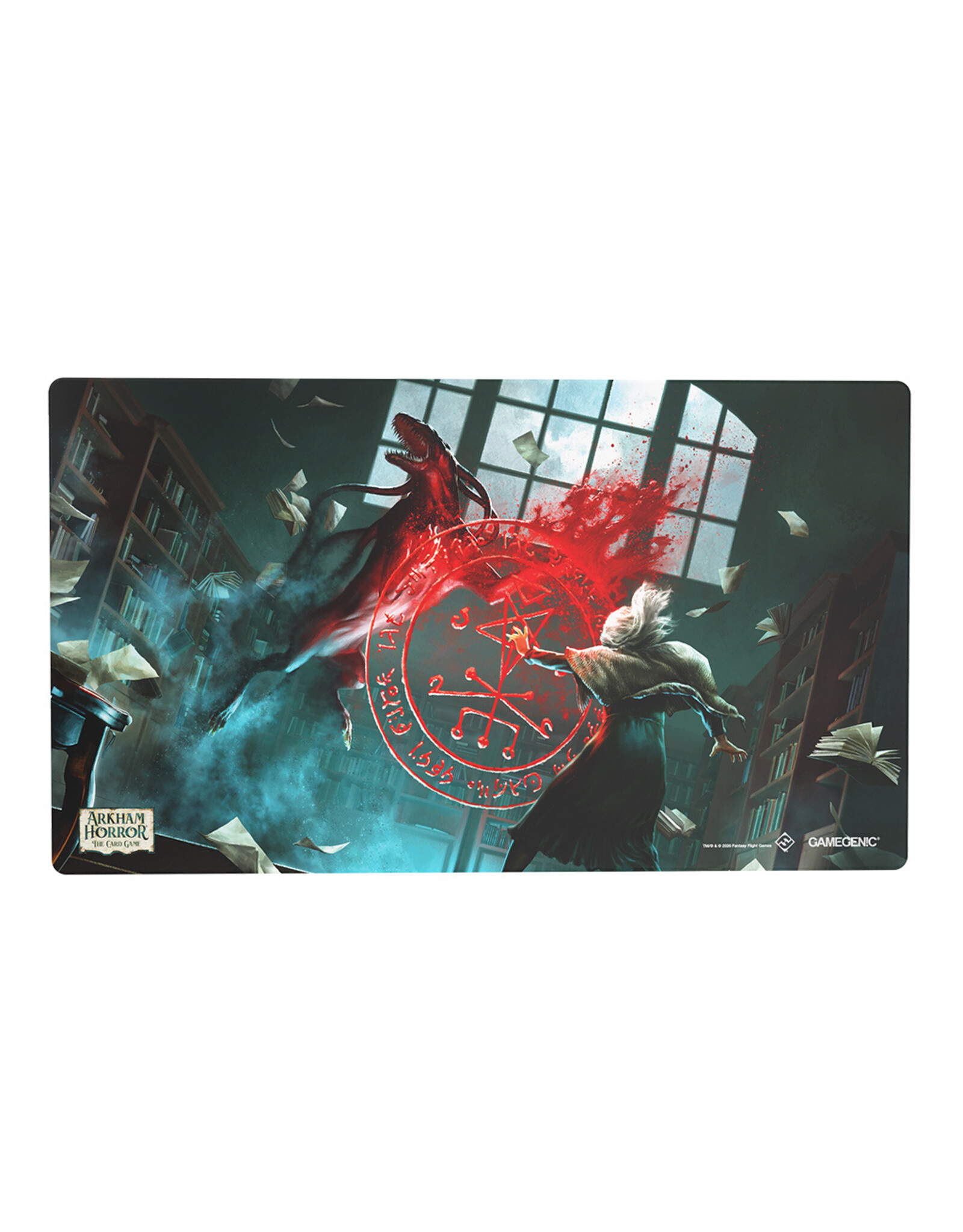 GameGenic Arkham Horror: Game Mat - Blood Ward