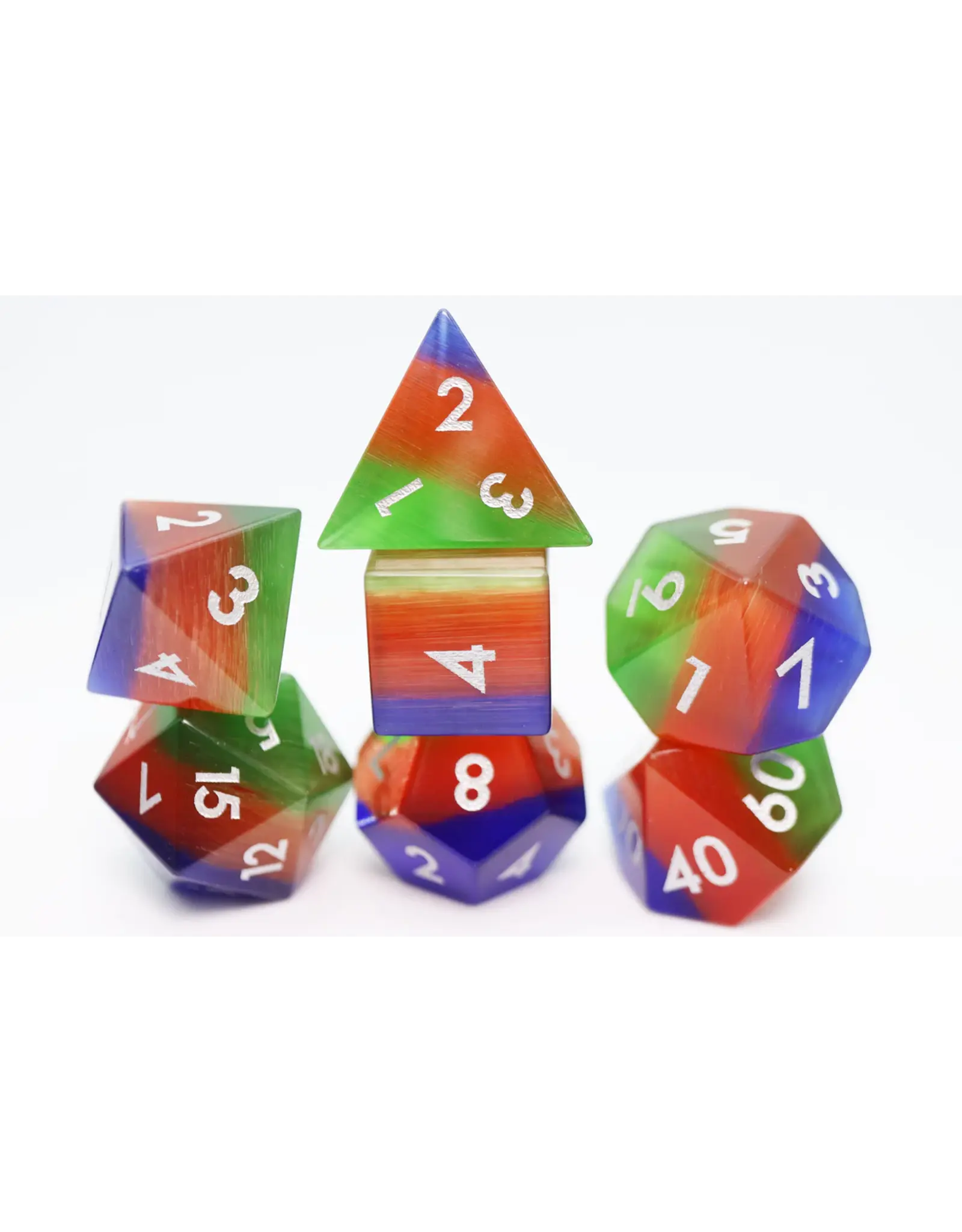 Foam Brain Layered Cats Eye - Engraved