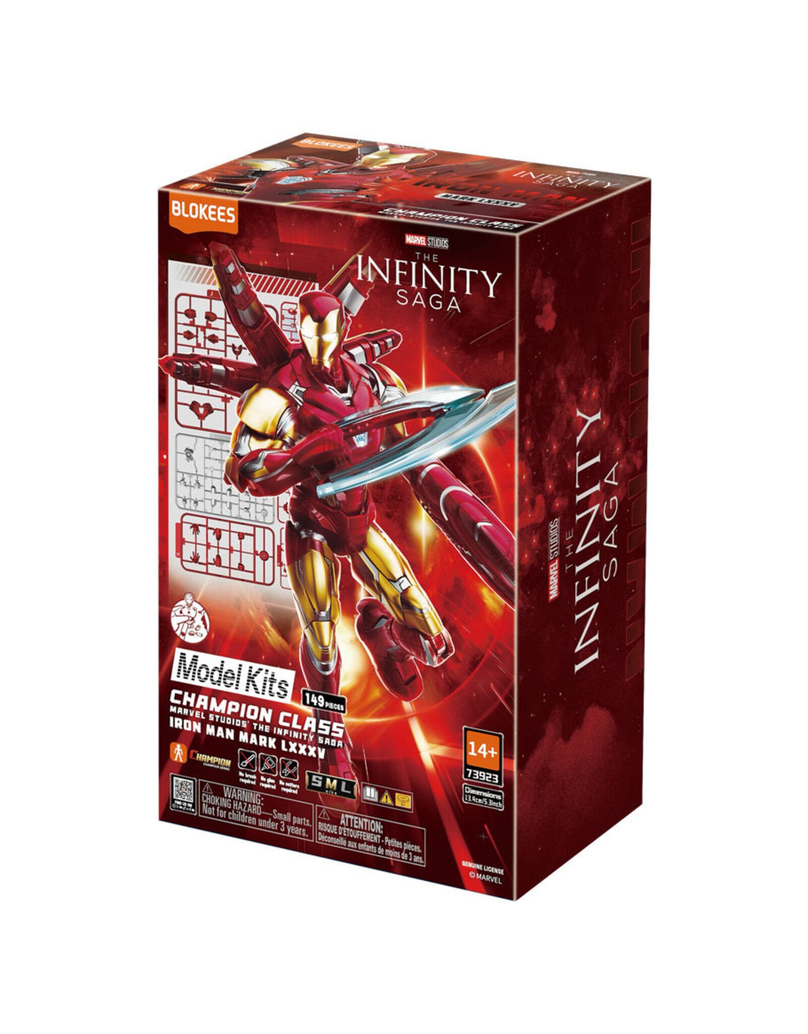 Blokees BLK: MVL: ISC: Iron Man MK85