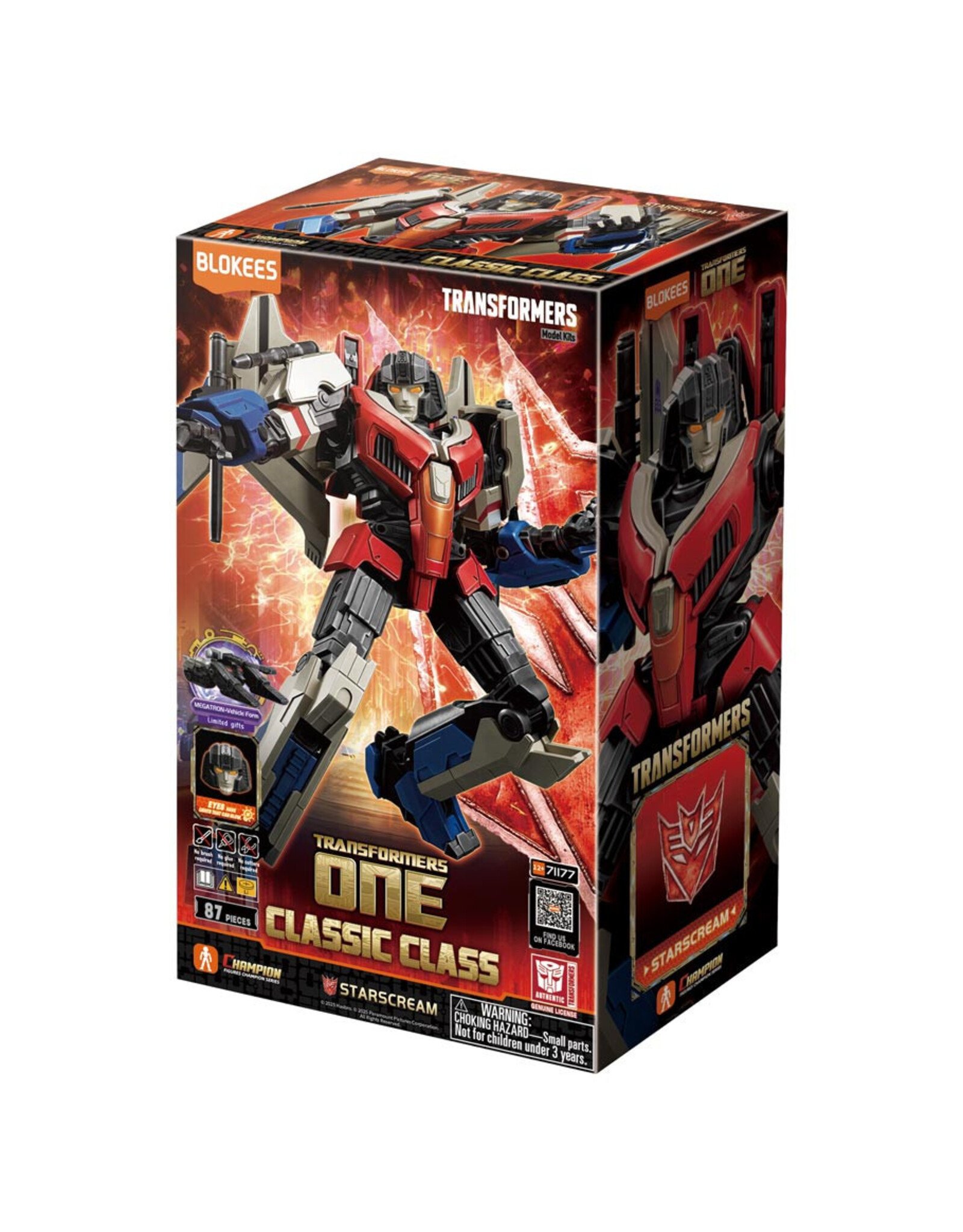 Blokees Blokees: Transformers: Classic Class: Transformers One Movie: Starscream