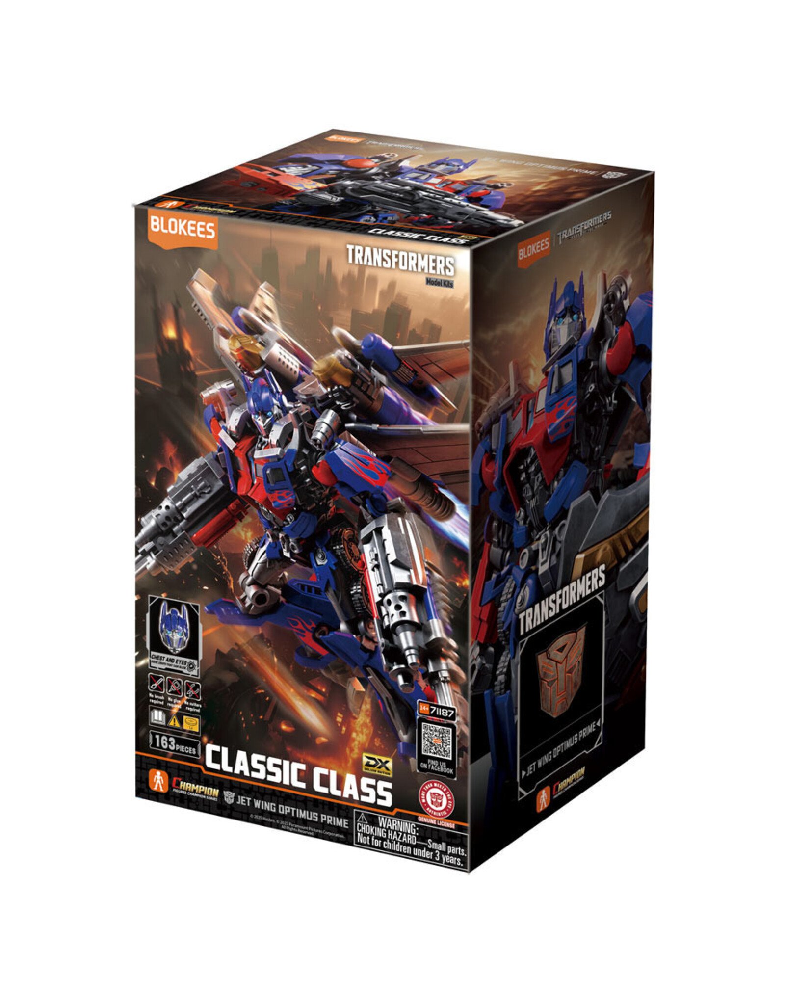 Blokees Blokees: Transformers: Classic Class: Movie 3 Jet Wing Optimus Prime