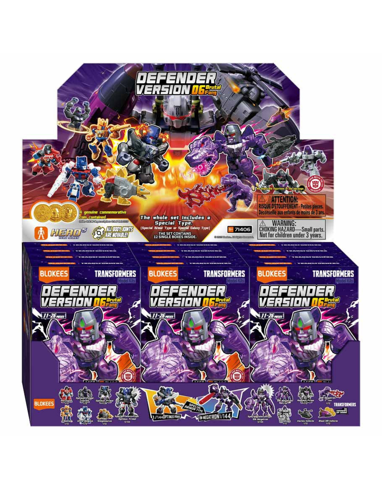 Blokees Blokees: Transformers: Defender Version: 06 Brutal Fang