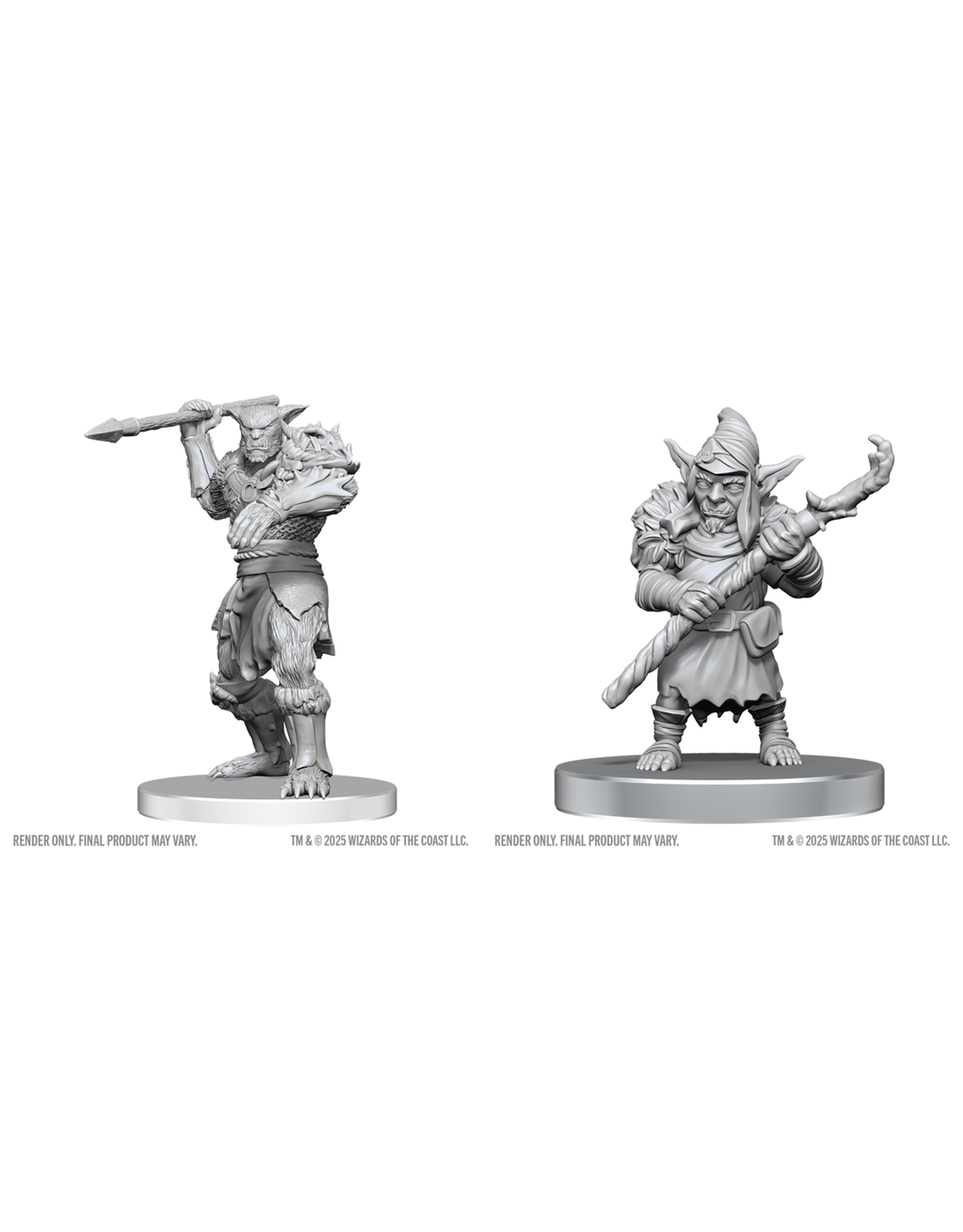 WizKids D&D Nolzur W28 Bugbear Stalker & Goblin Hexer