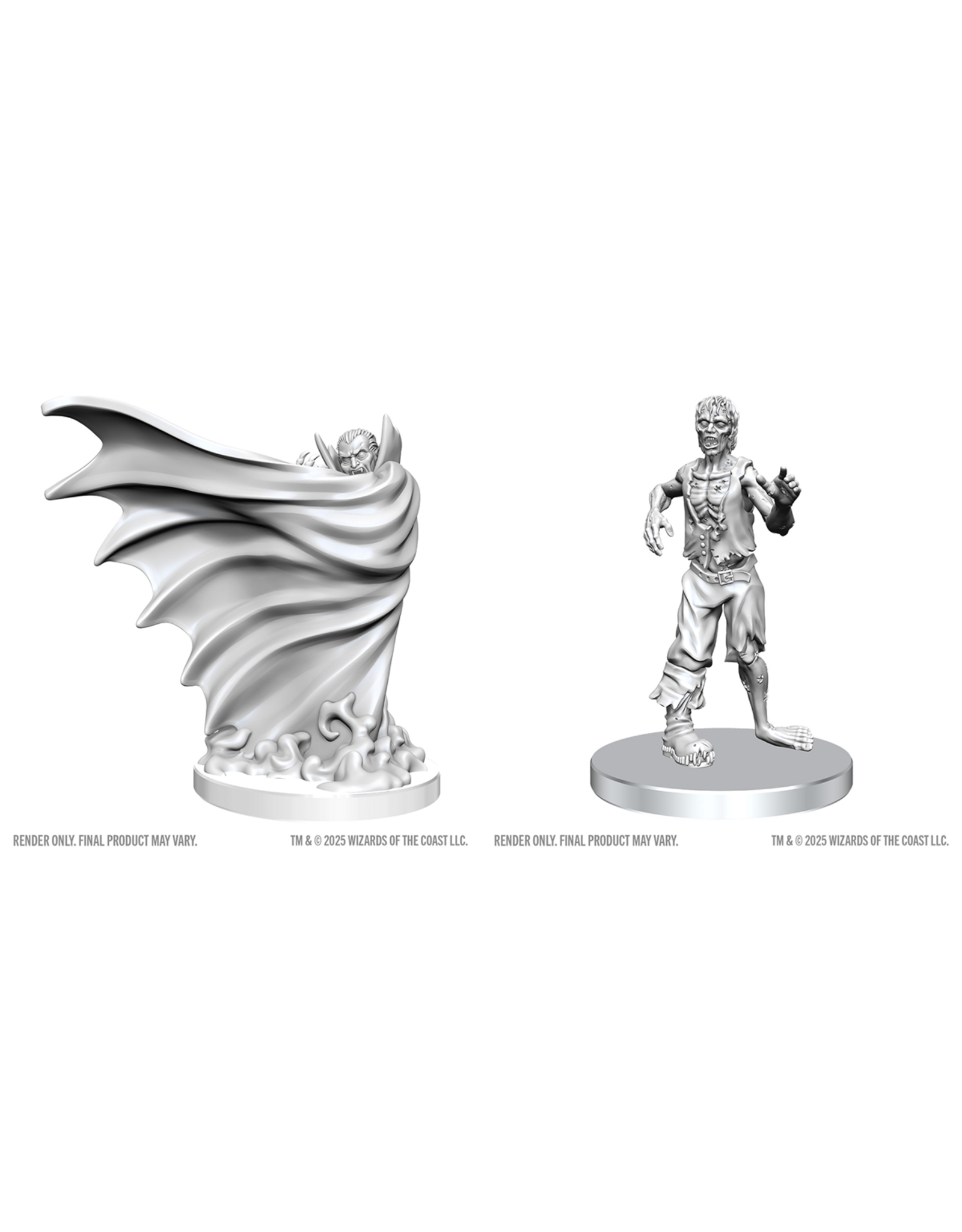 WizKids D&D Nolzur W28 Classic Vampire & Classic Zombie