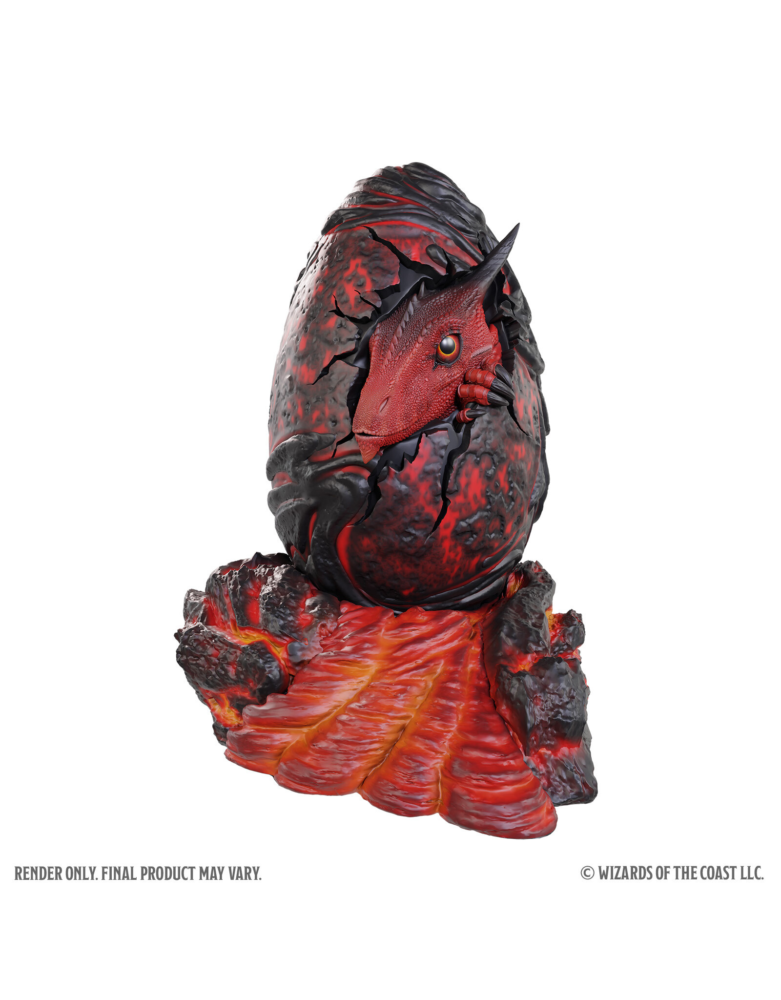 D&D Replicas Of The Realms Red Dragon Egg (4)