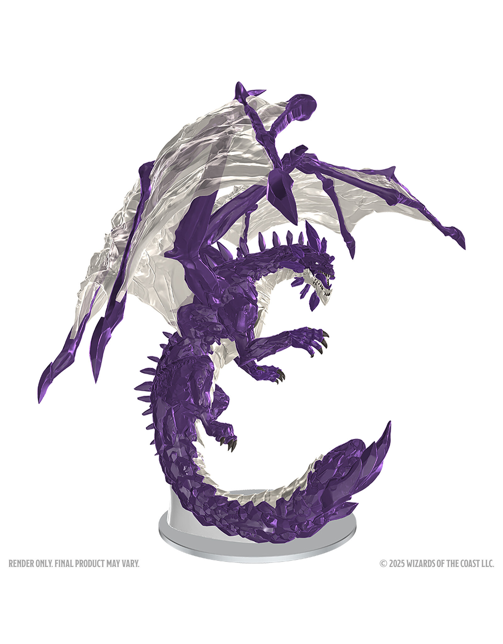 WizKids D&D Icons Adult Amethyst Dragon Boxed Miniature