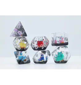 Foam Brain Unicorn Party RPG Dice Set