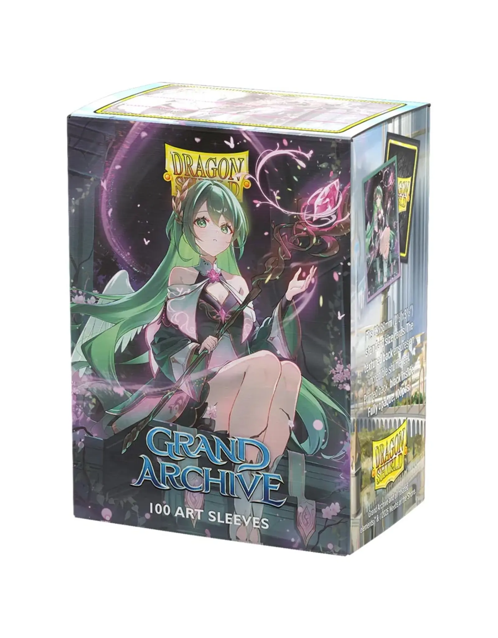 Deck Protector: Art: Dual Matte: Grand Archive: Ariel, Archangel of Natura (100)