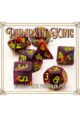 Scented Dice 7 Die Set Arcane Pumpkin King