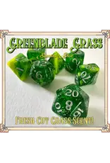 Scented Dice 7 Die Set Arcane Green Blade Grass