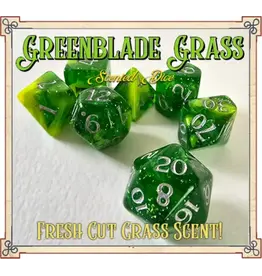 Scented Dice 7 Die Set Arcane Green Blade Grass