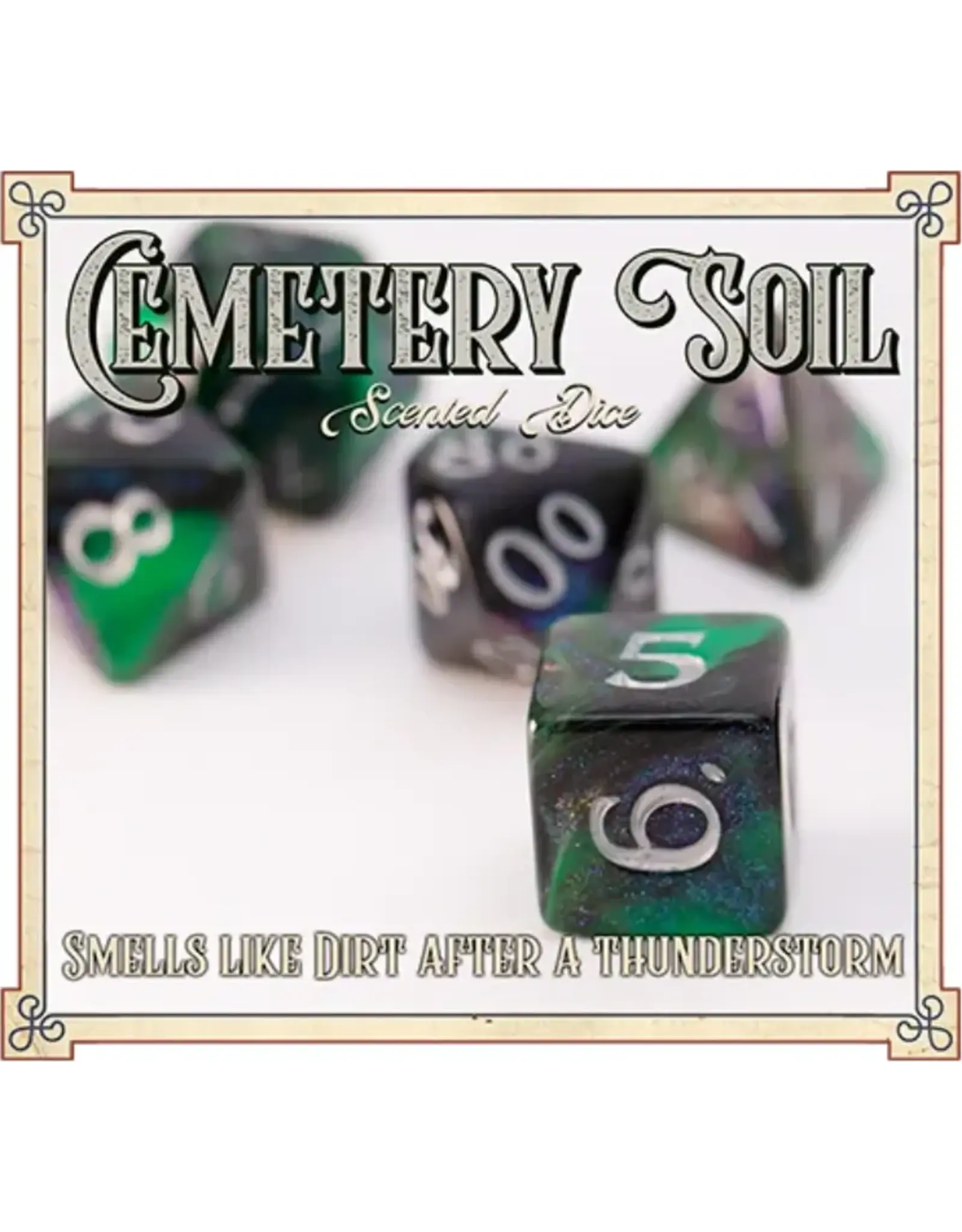 Scented Dice 7 Die Set Arcane Cemetery Soil