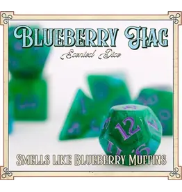 Scented Dice 7 Die Set Arcane Blueberry Hag