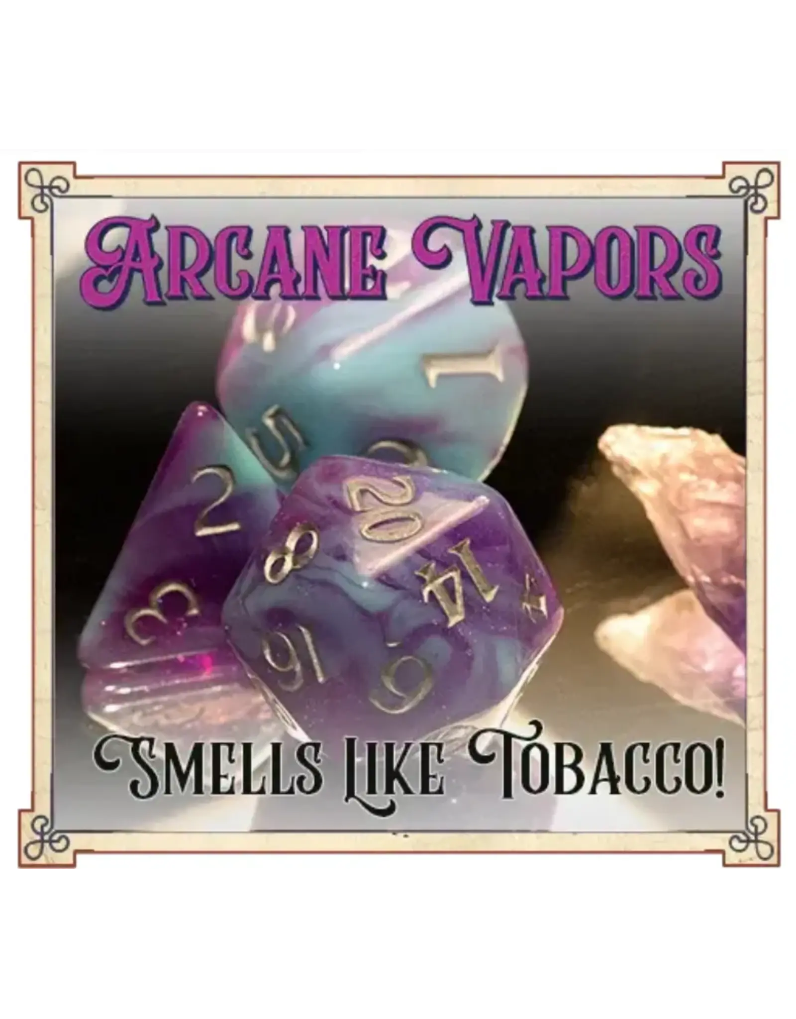 Scented Dice 7 Die Set Arcane Vapors