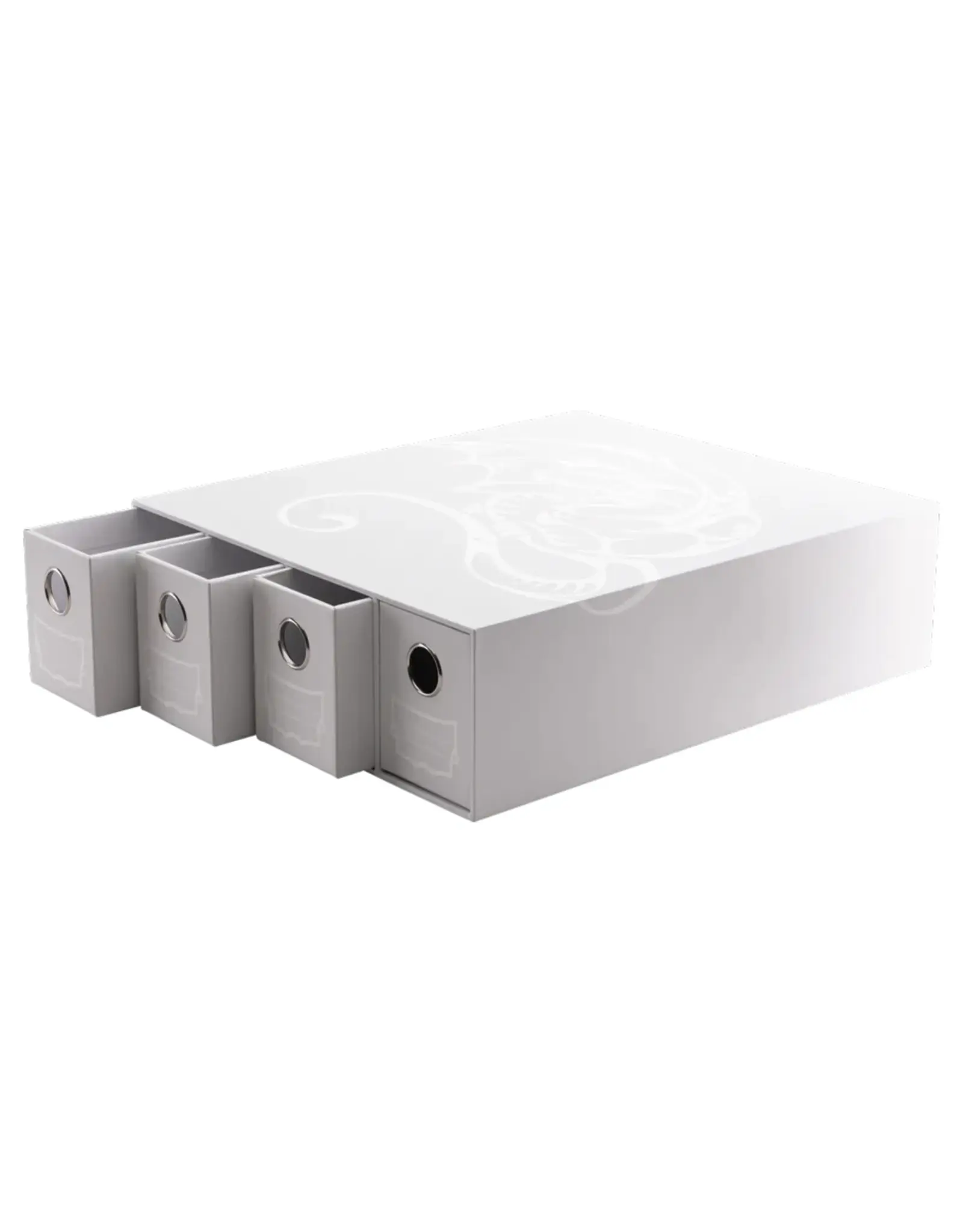 Fortress Card Drawers: Horizontal 4: White