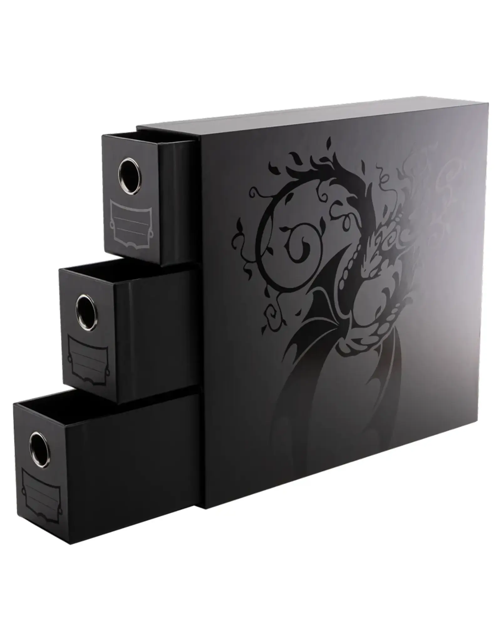 Fortress Card Drawers: Vertical 3: Black
