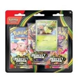 Pokemon Pokémon TCG: Mega Evolution 3: Perfect Order: 3-Booster Blister