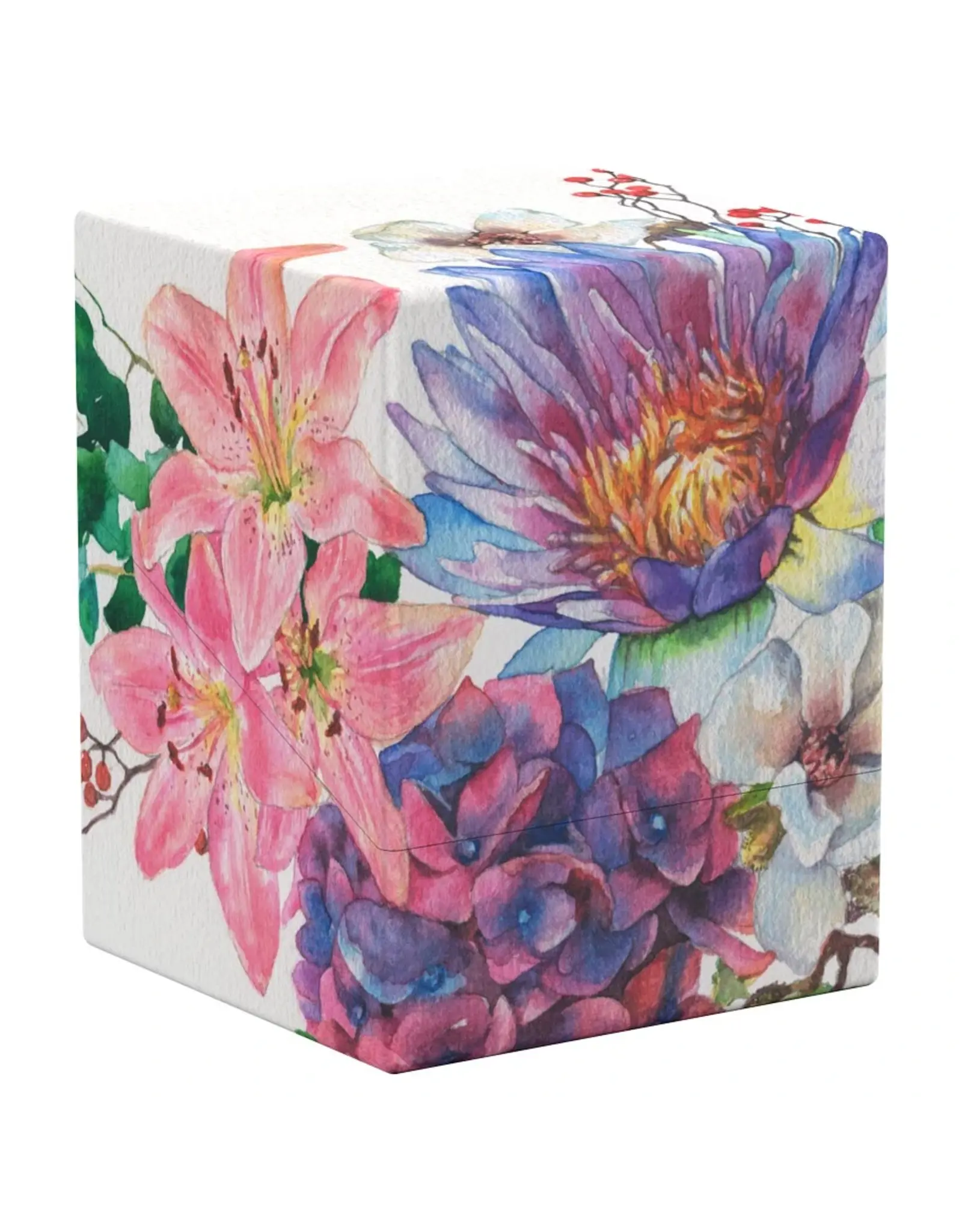 Ultimate Guard Deck Box: Boulder: 100+: Floral Places: Lotus Bloom