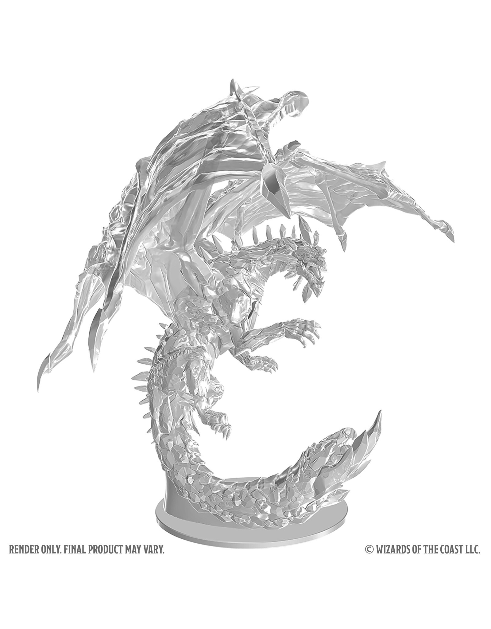 WizKids Dnd Unpainted Minis Adult Amethyst Dragon