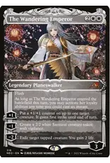 Magic: The Gathering The Wandering Emperor Card Single Sided Fleece Throw Blanket | 45 x 60 Inches