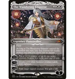 Magic: The Gathering The Wandering Emperor Card Single Sided Fleece Throw Blanket | 45 x 60 Inches