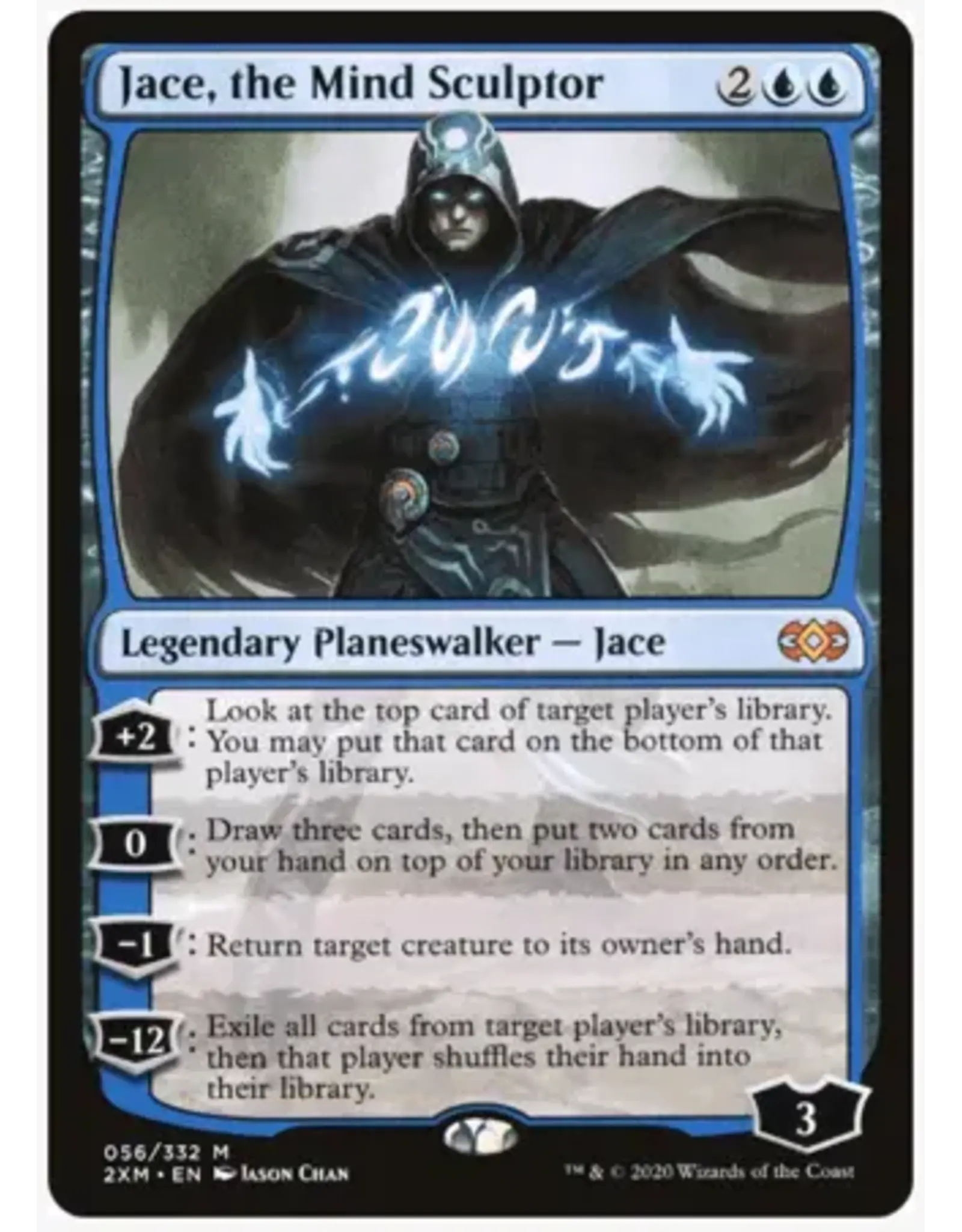 Magic: The Gathering Jace, The Mind Sculptor Card Single Sided Fleece Throw Blanket | 45 x 60 Inches