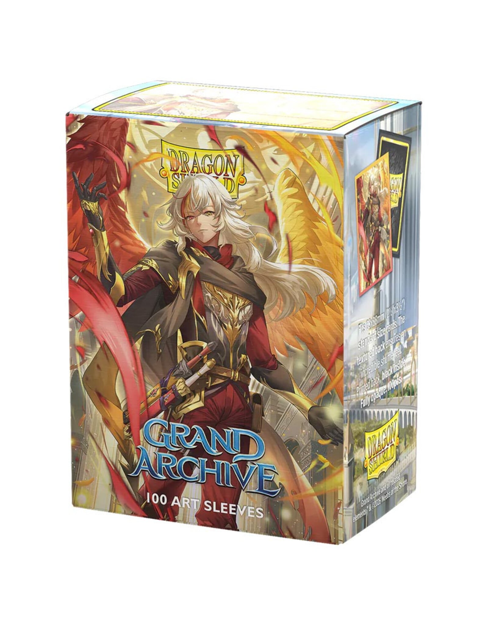 Deck Protector: Art: Dual Matte: Grand Archive: Azrael, Archangel of Materia (100)